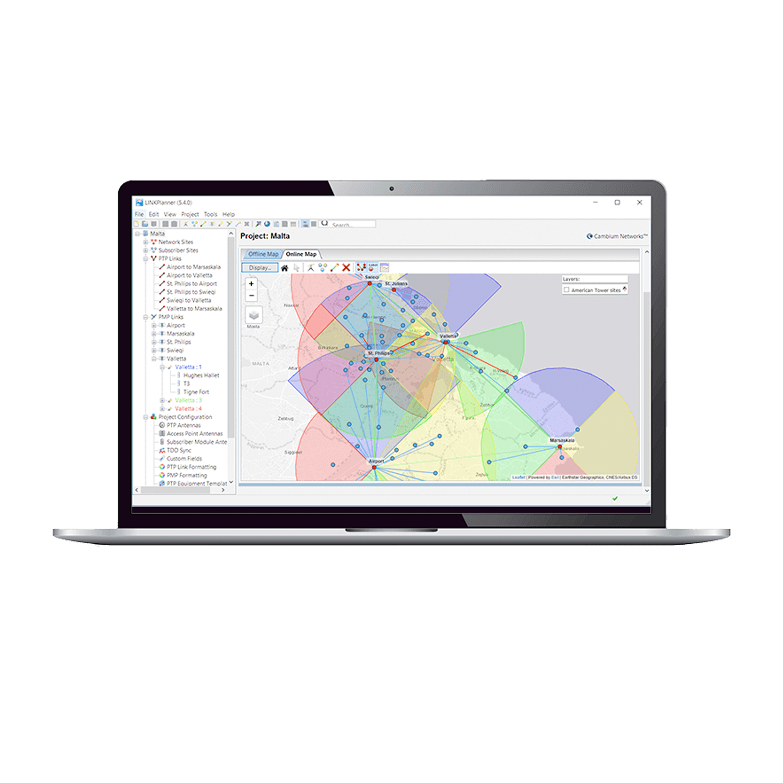 Telestar System Telecomunicazioni Roma Telestar System Telecomunicazioni Roma Link Planner Cambium Network